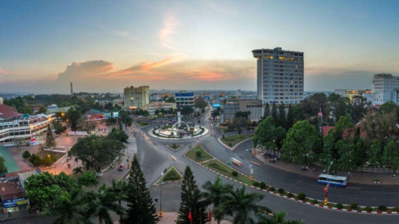 Vietnam Airlines Office in Buon Ma Thuot, Vietnam